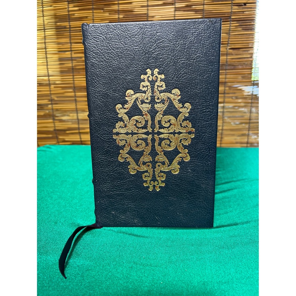 Easton Press Wuthering Heights Emily Bronte Navy Blue Leather Gold Gilt Book